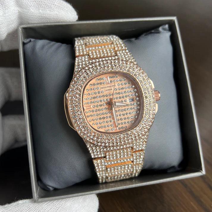 Patek Philippe Men Watch With Beautiful Rosegold Colour