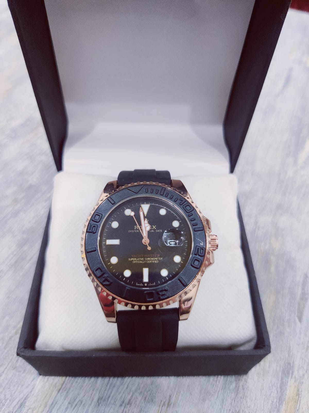 Yacht Master Men Watch | Beautiful Rosegold Colour