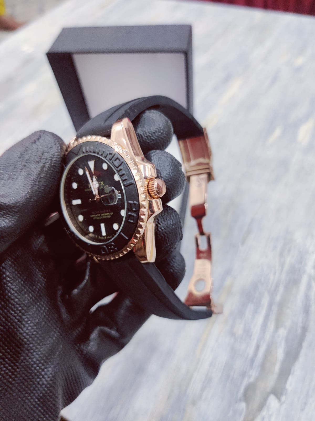 Yacht Master Men Watch | Beautiful Rosegold Colour