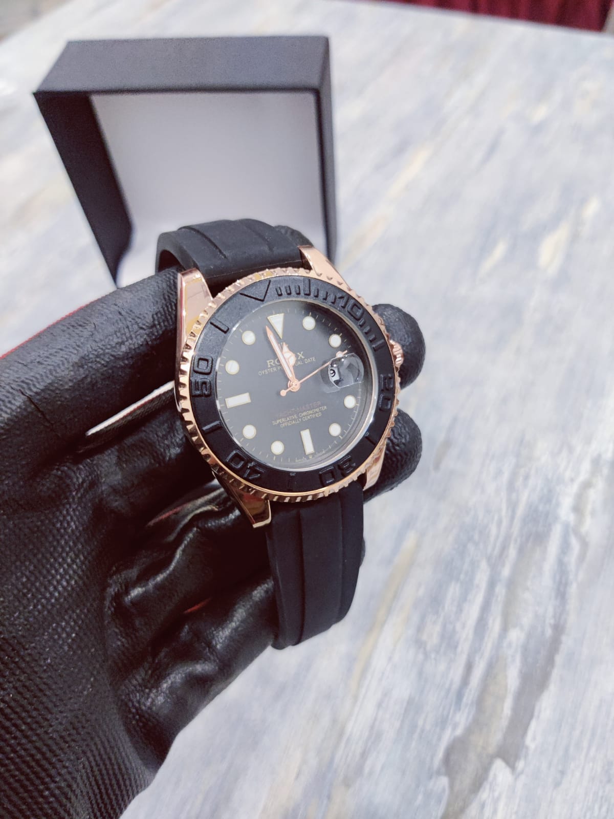 Yacht Master Men Watch | Beautiful Rosegold Colour