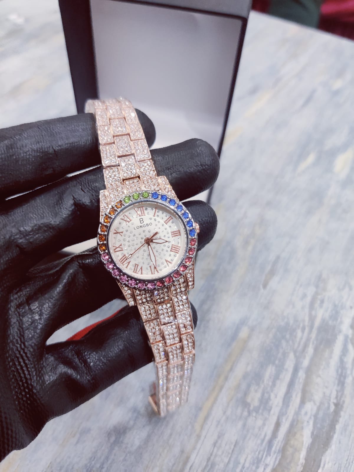 LONGBO Women Watch | Rosegold Colour With White Dial