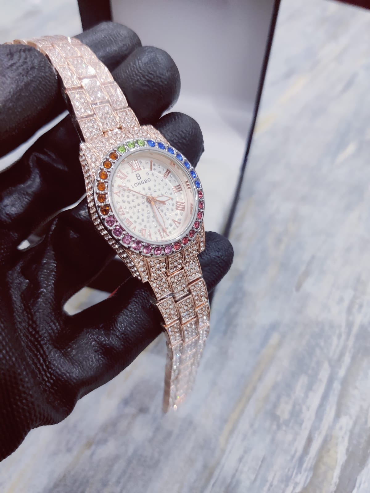 LONGBO Women Watch | Rosegold Colour With White Dial