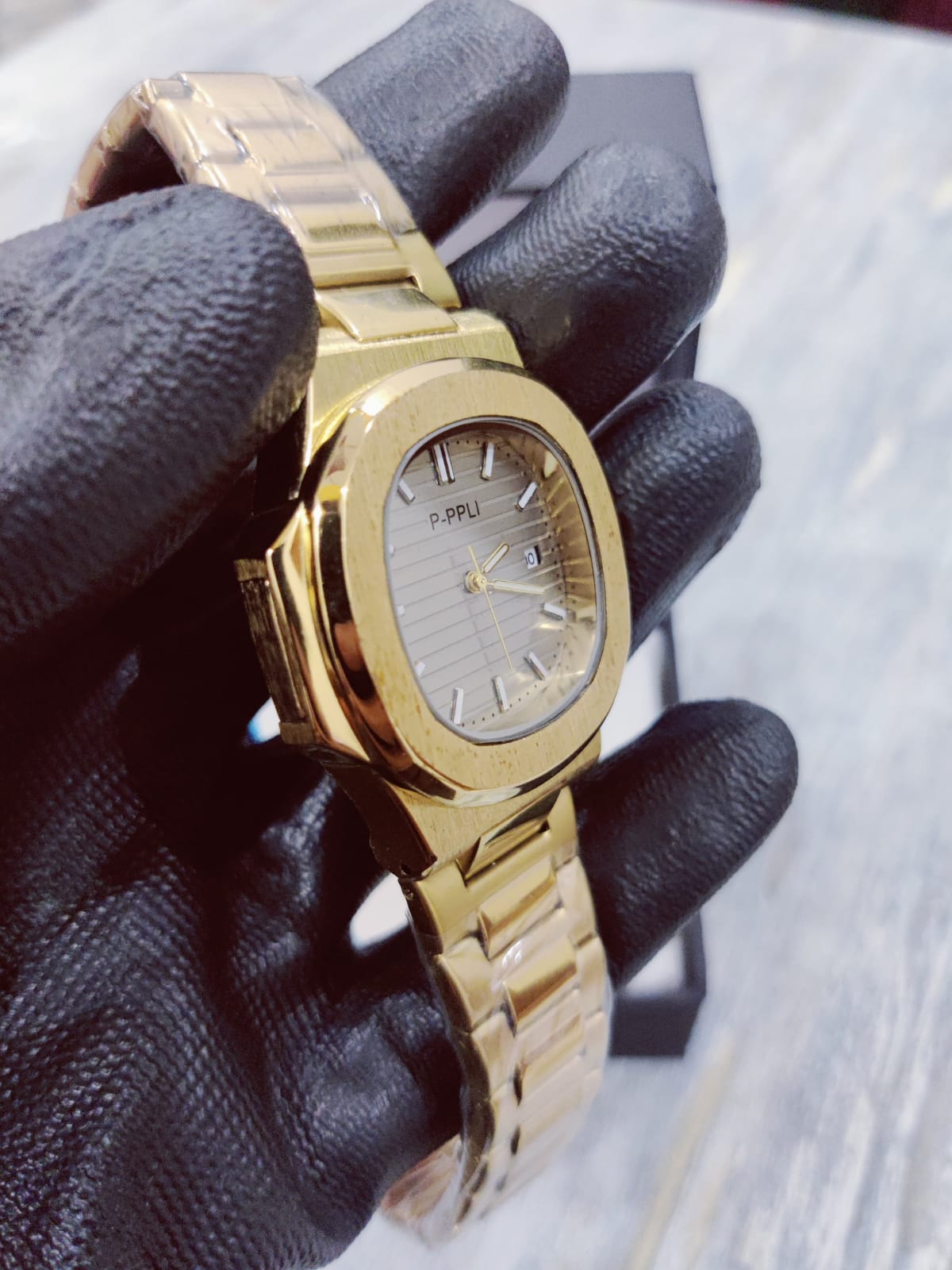 Patek Philippe Men Watch | Golden Colour With Grey Dial