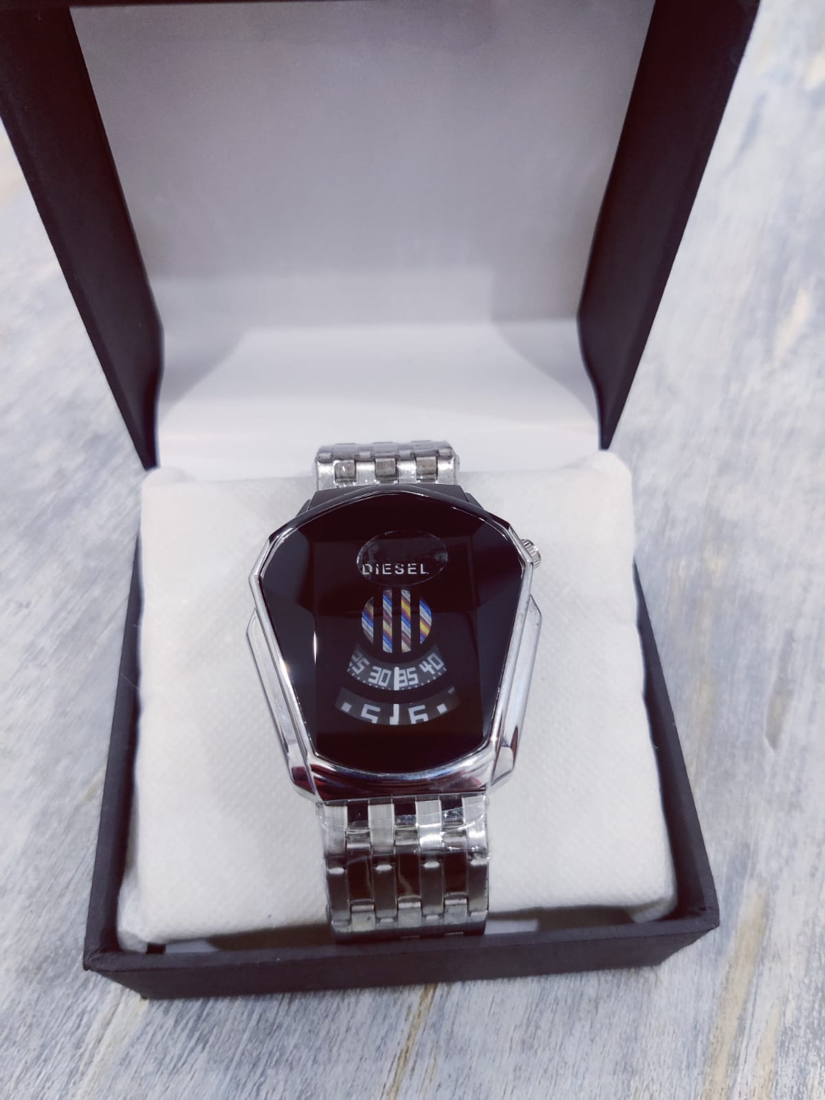 Diesel Men Watch | Silver Colour With Black Dial